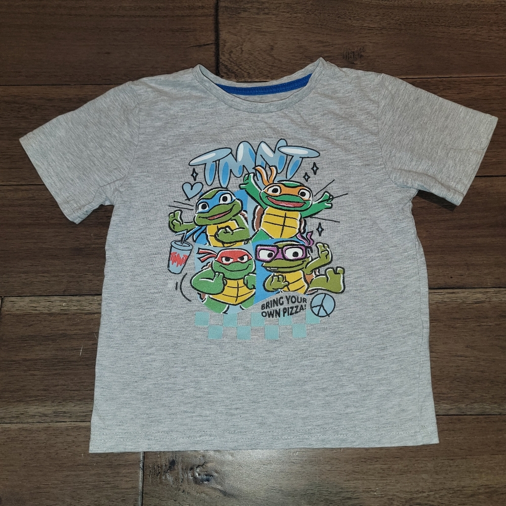 Teenage Mutant Ninja Turtles T-Shirt Size 5T – Grey